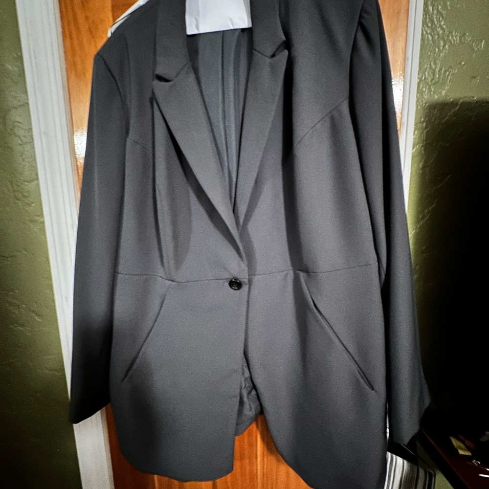 Jessica London Charcoal Suit